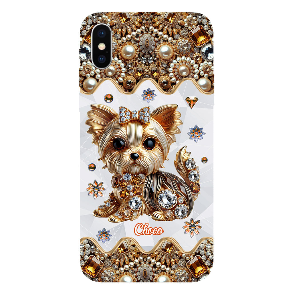 Love Yorkshire Terrier - Personalized Dog Full Print Phone Case