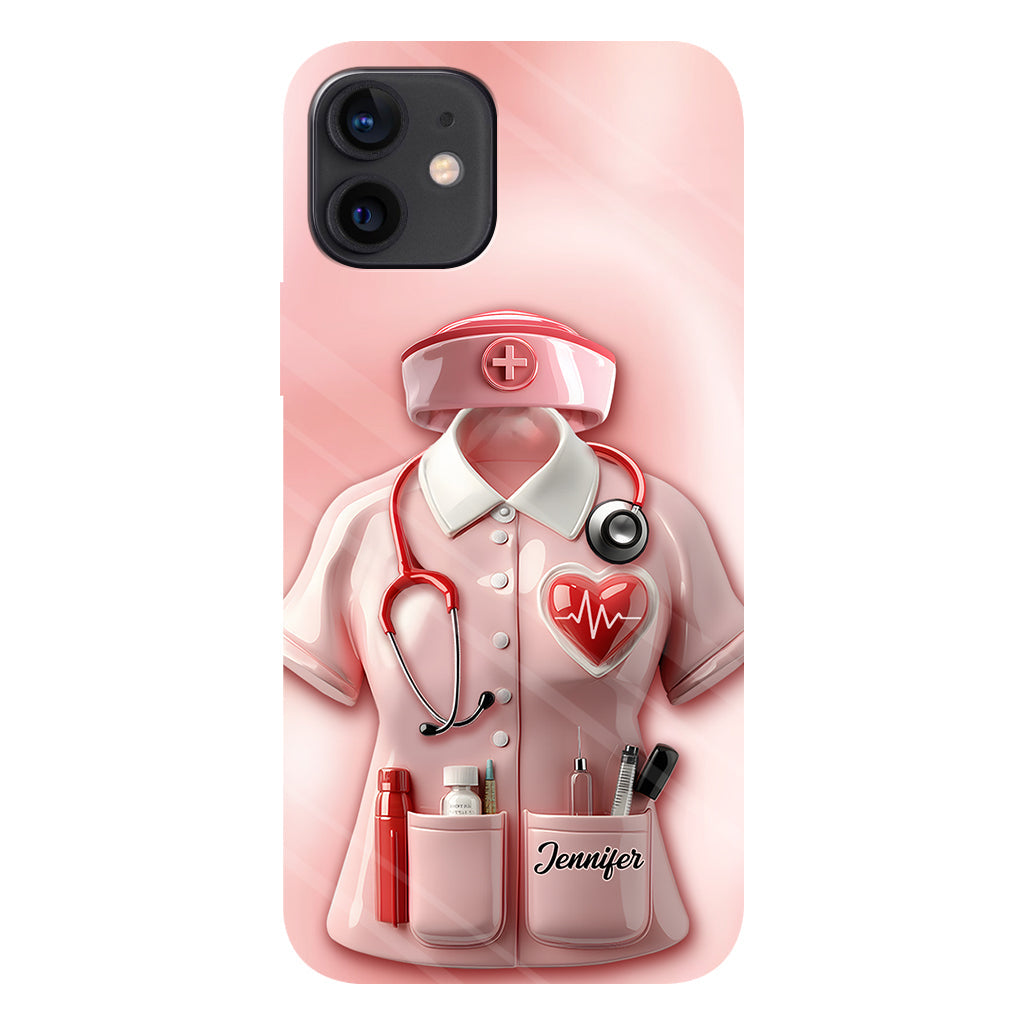 Nurses Are The Heart of Healthcare - Personalized Nurse Full Print Phone Case