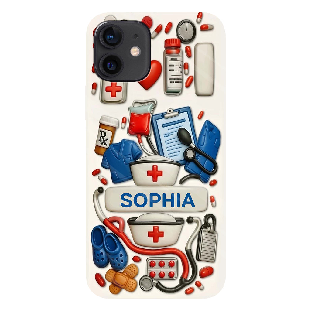 Nurses Are The Heart Of Healthcare - Personalized Nurse Full Print Phone Case