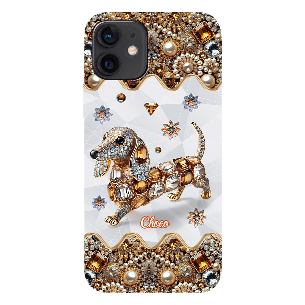Love Dachshunds - Personalized Dog Full Print Phone Case