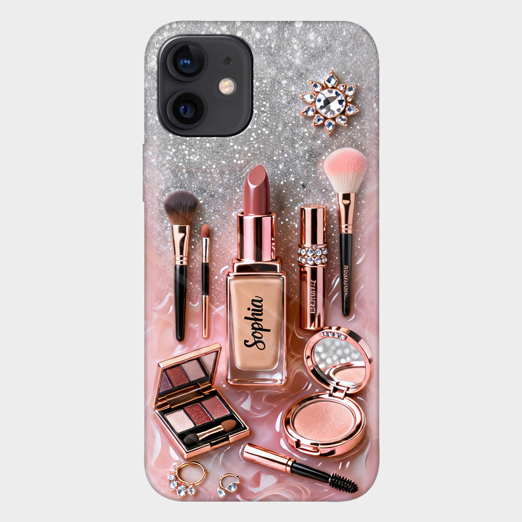 Maquilleuse fière - Coque de téléphone personnalisée avec impression intégrale - Maquillage