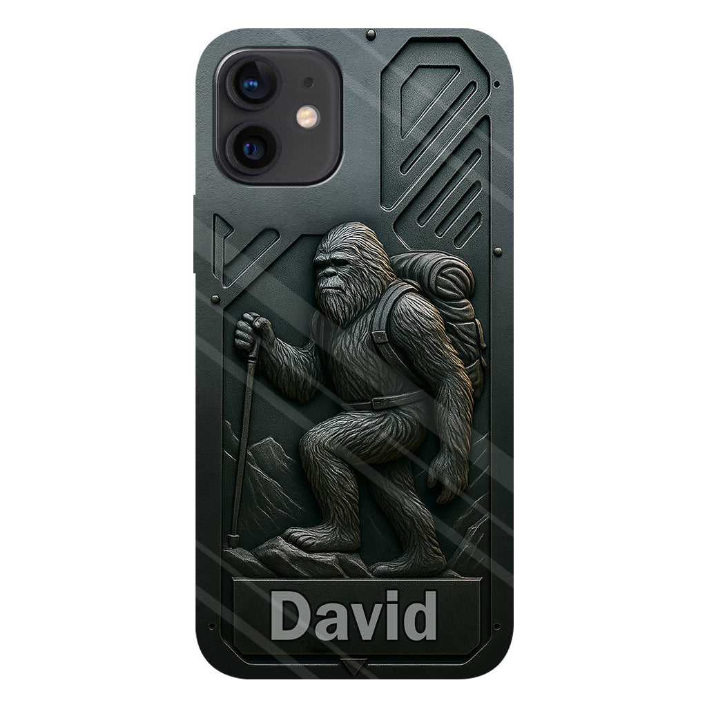 Sasquatch - Personalisierte Handyhülle mit Wandermotiv und Volldruck