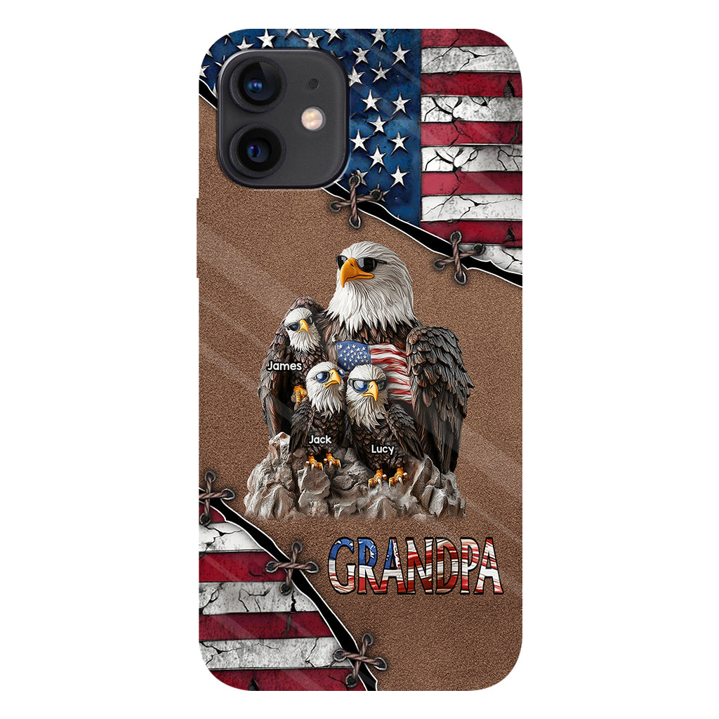 Strong Papa - Personalized Father Full Print Phone Case