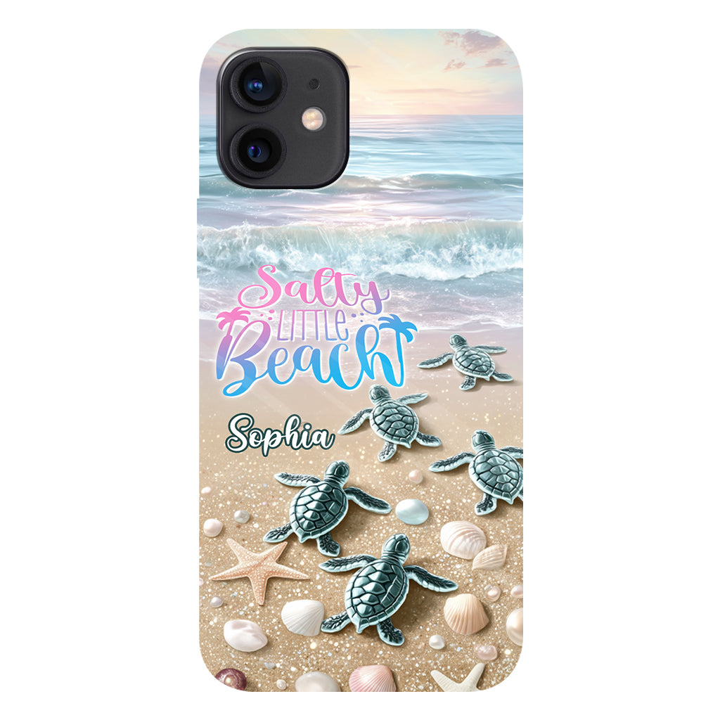 Salty Lil Beach - Personalized Sea Lover Full Print Phone Case