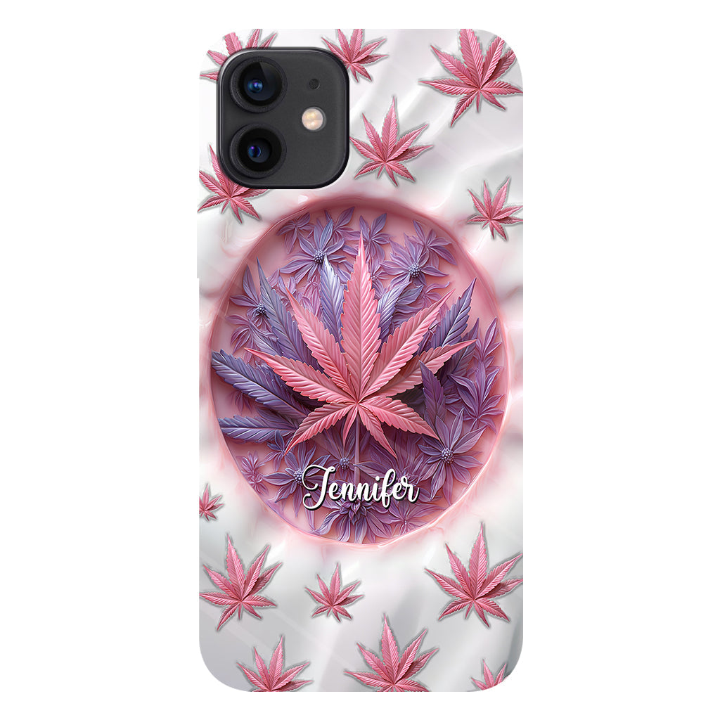 High Life - Personalized Weed Full Print Phone Case