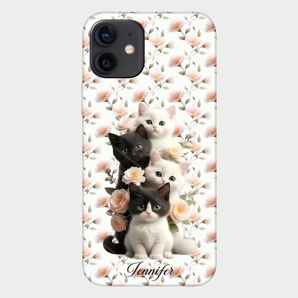 Cute Kittens - Personalized Cat Full Print Phone Case