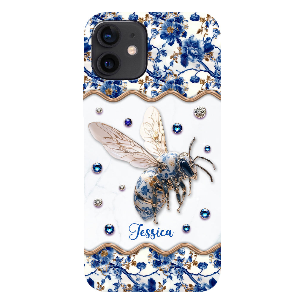 Toile de Jouy Abeille - Coque de téléphone personnalisée avec imprimé abeille
