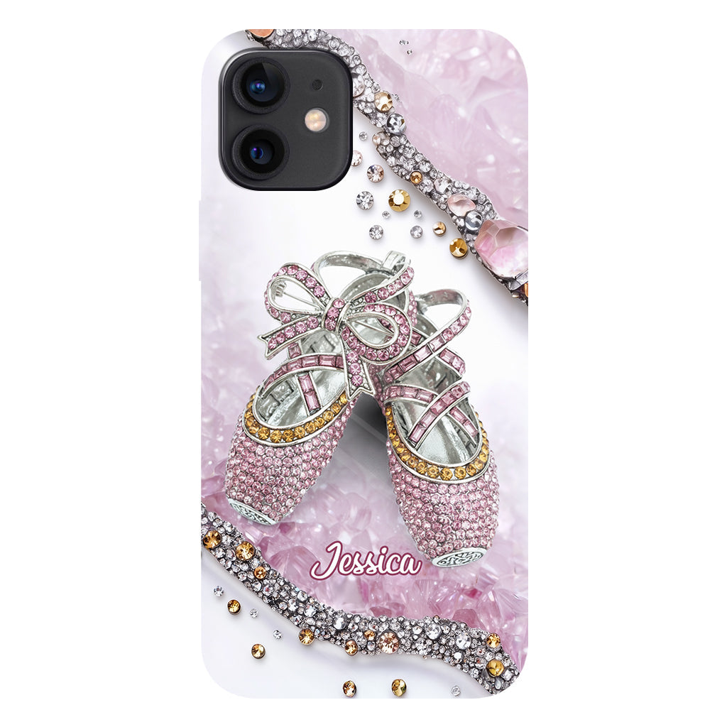 Chaussures de ballet mignonnes - Coque de téléphone personnalisée avec imprimé intégral de ballerine