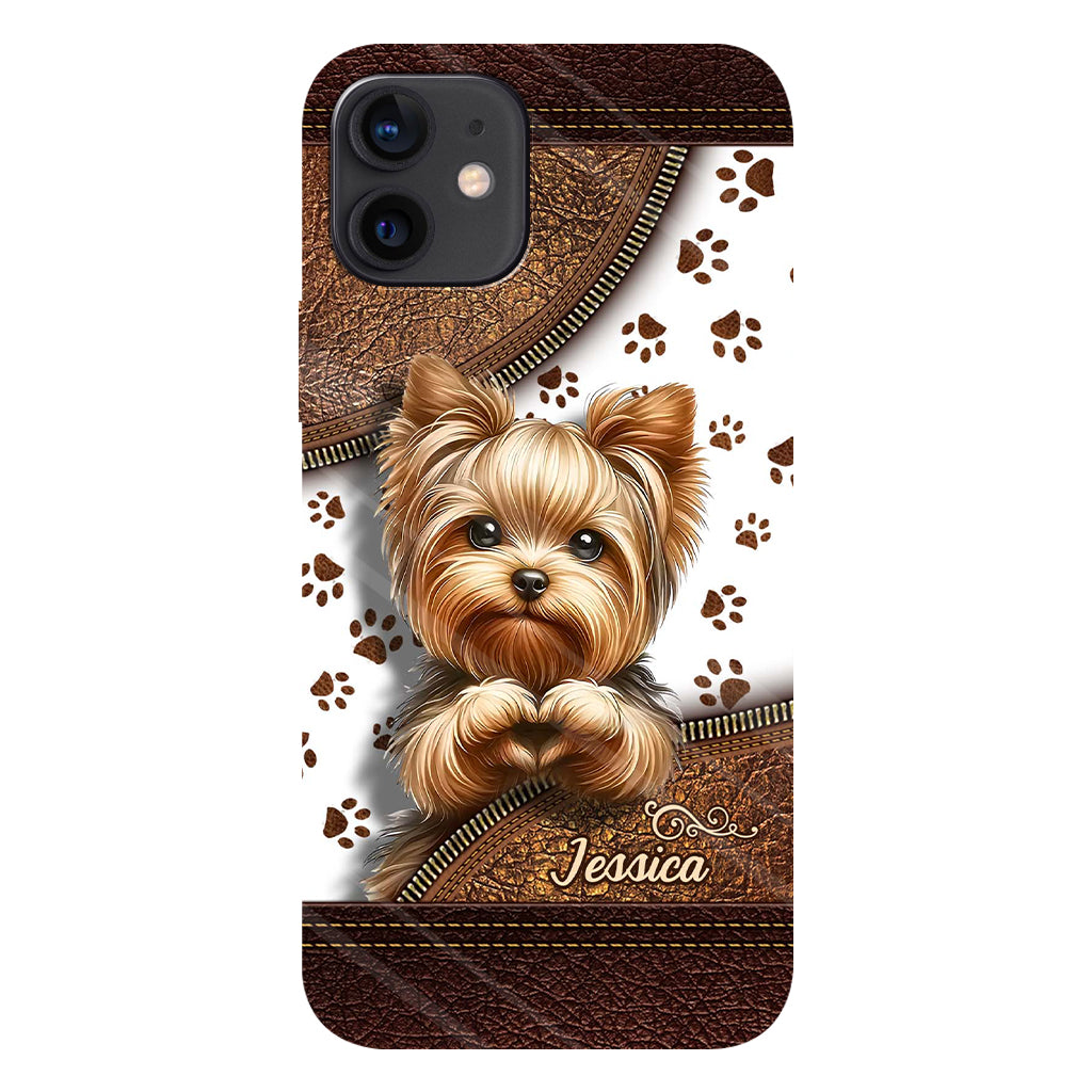 Cute Yorkshire Terrier - Personalized Dog Full Print Phone Case