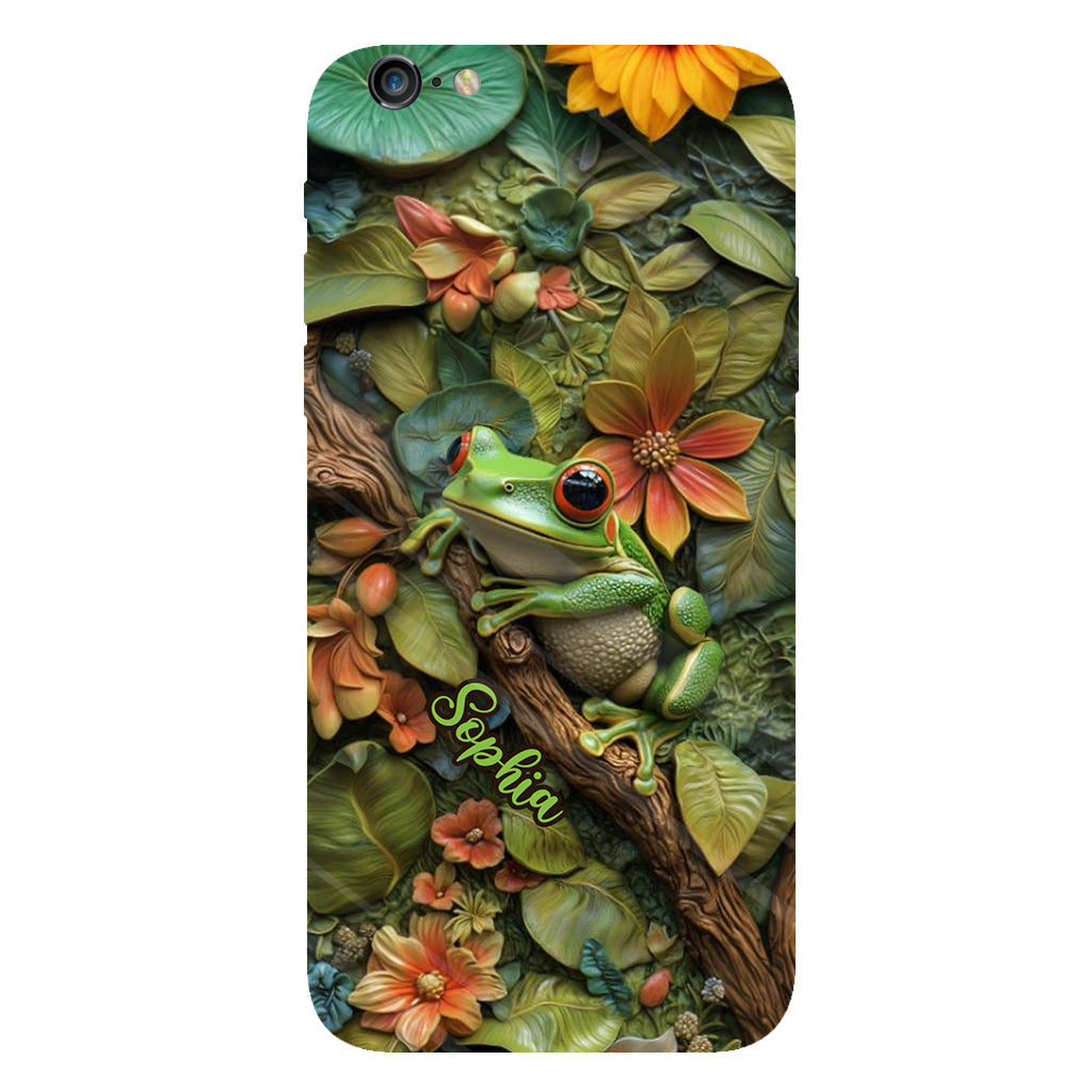Adorable Frog - Personalized Frog Full Print Phone Case