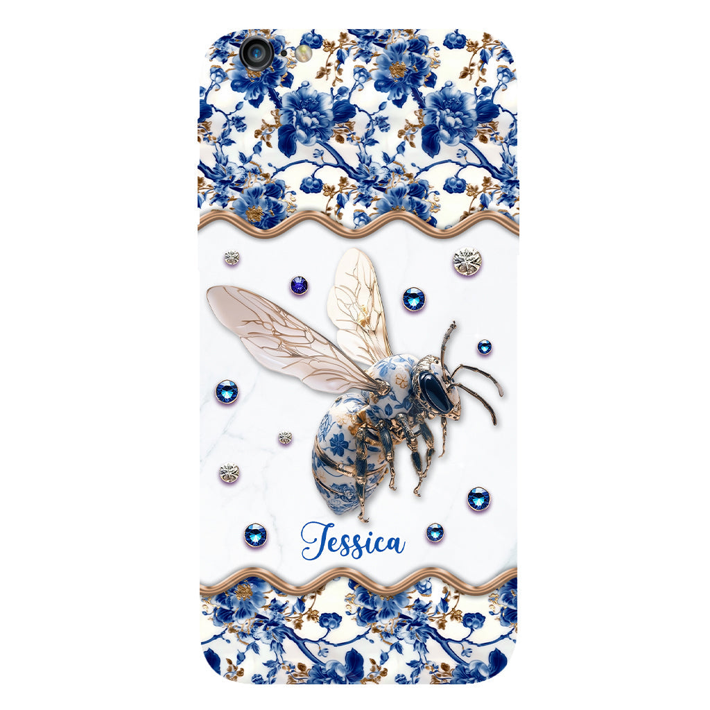 Toile de Jouy Abeille - Coque de téléphone personnalisée avec imprimé abeille
