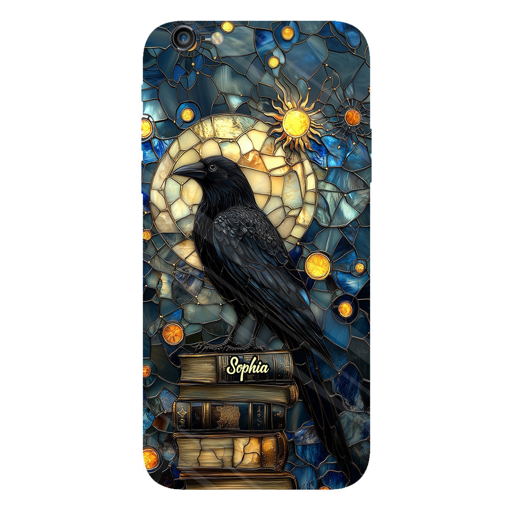 Raven Book Club - Coque de téléphone personnalisée avec livre intégral