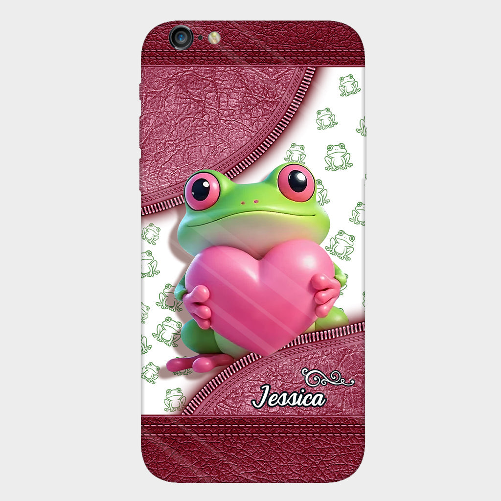 Love Frog – Personalisierte Handyhülle mit Froschmotiv