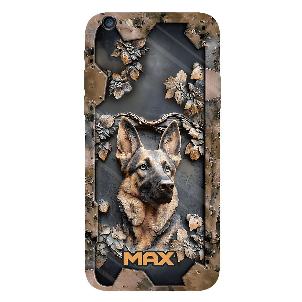 Strong German Shepherd - Personalized Dog Full Print Phone Case