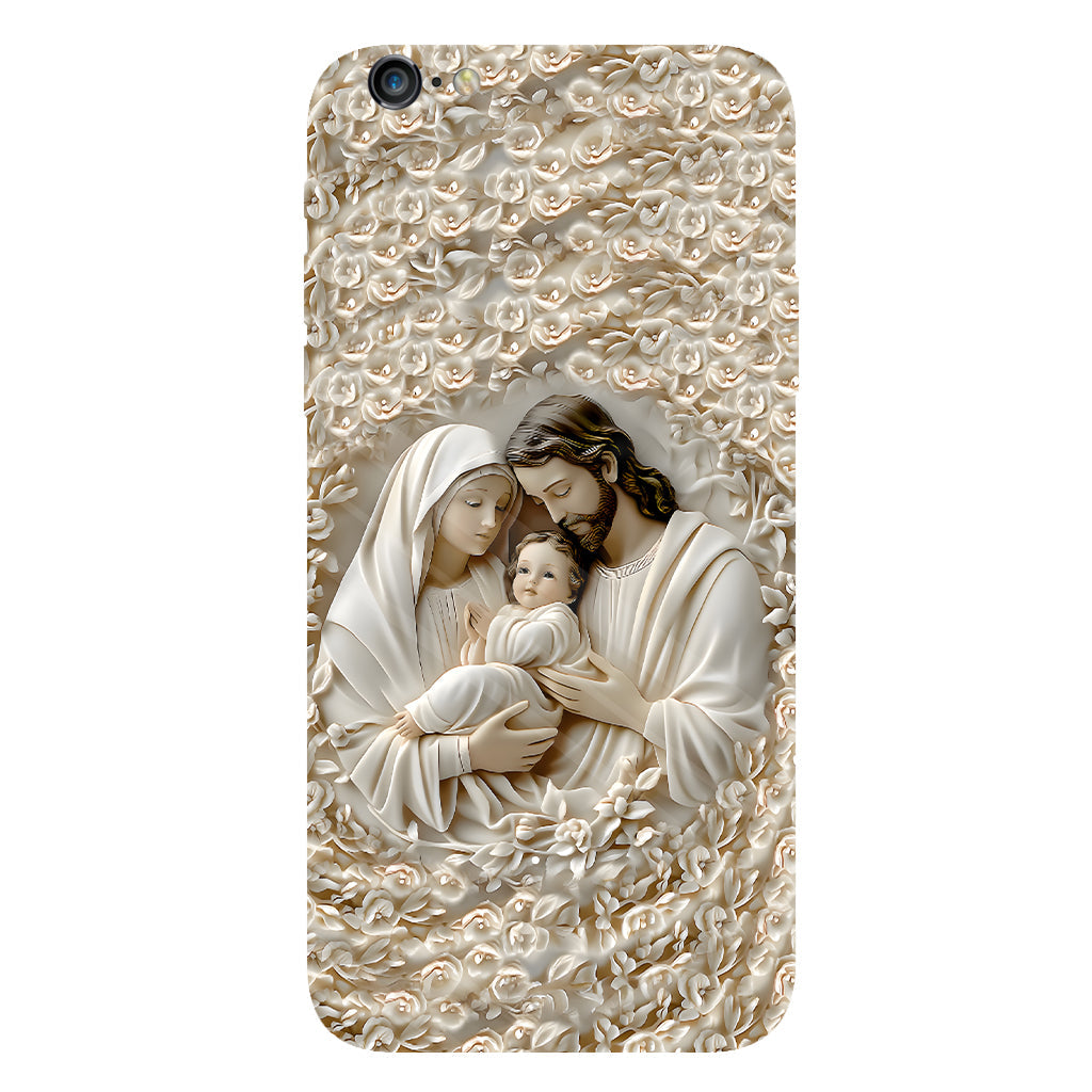 The Holy Family - Personalized Christian Full Print Phone Case