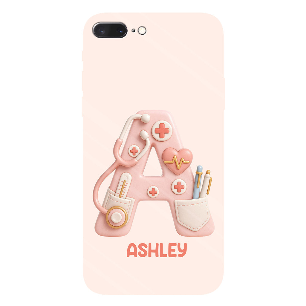 Nurse Alphabet Custom - Personalized Nurse Full Print Phone Case