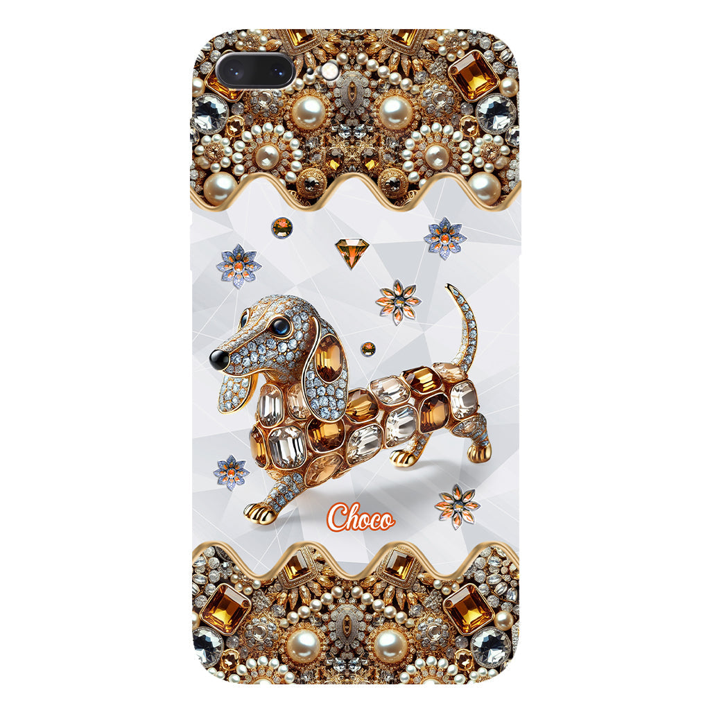 Love Dachshunds - Personalized Dog Full Print Phone Case