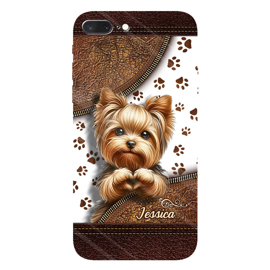 Cute Yorkshire Terrier - Personalized Dog Full Print Phone Case