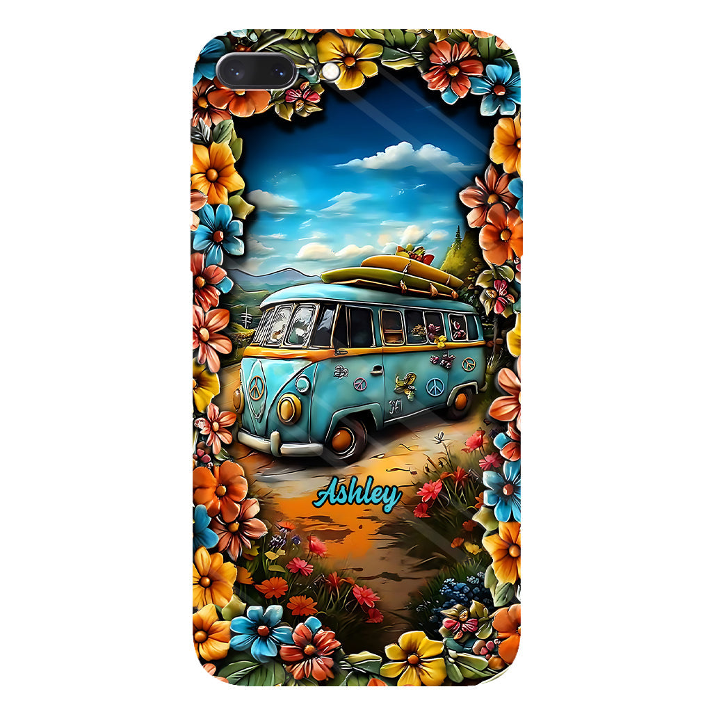 Hippie Van - Personalized Hippie Full Print Phone Case