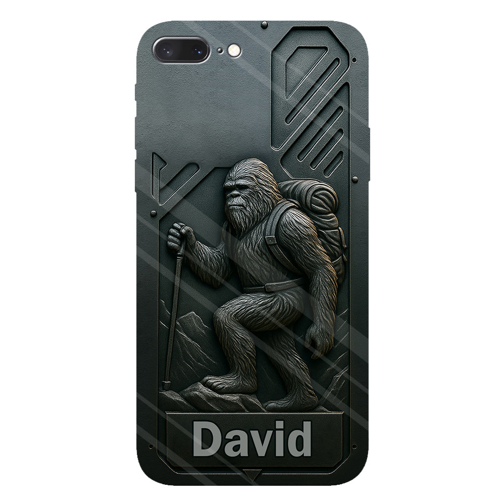 Sasquatch - Personalisierte Handyhülle mit Wandermotiv und Volldruck