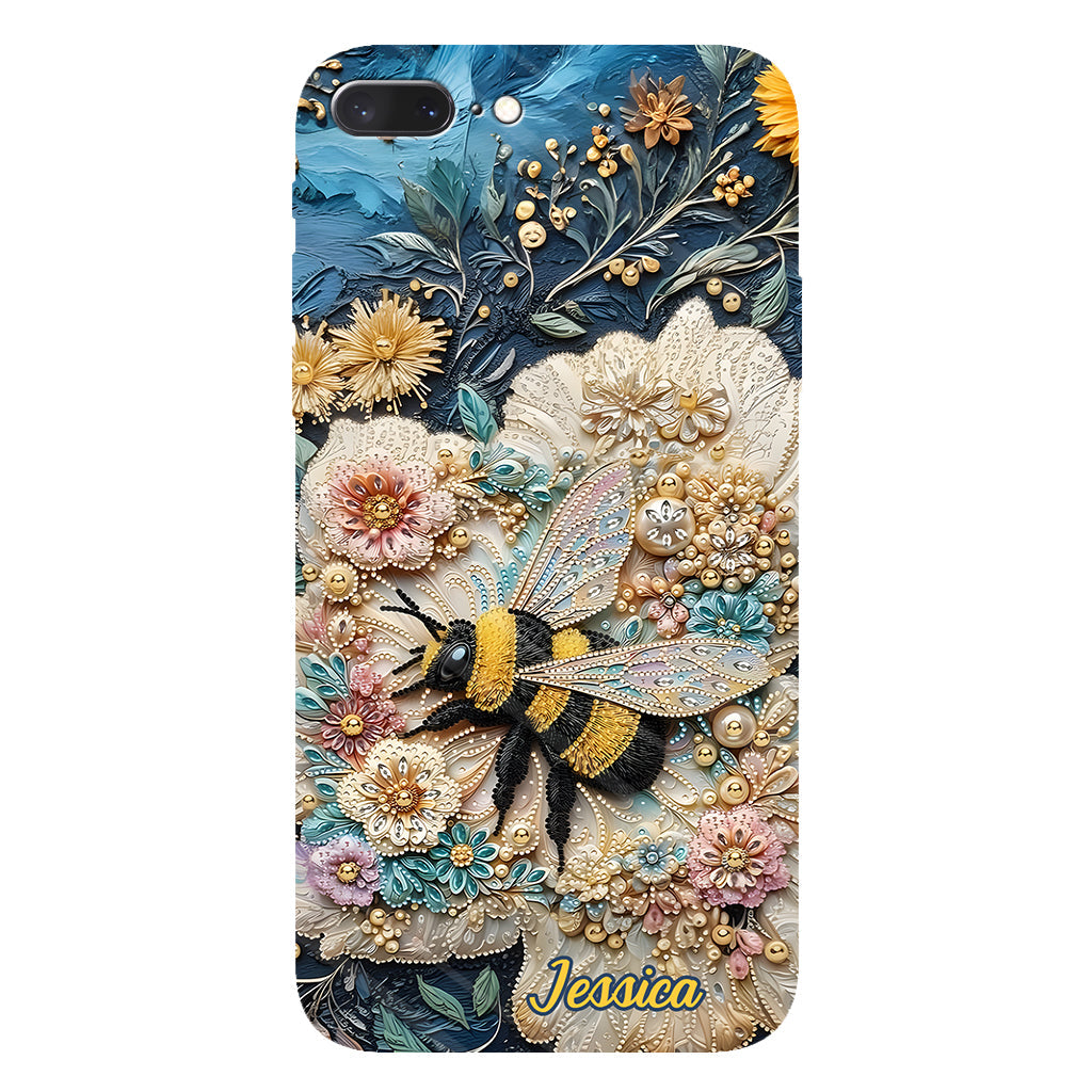 Bee Kind - Personalized Bee Full Print Phone Case