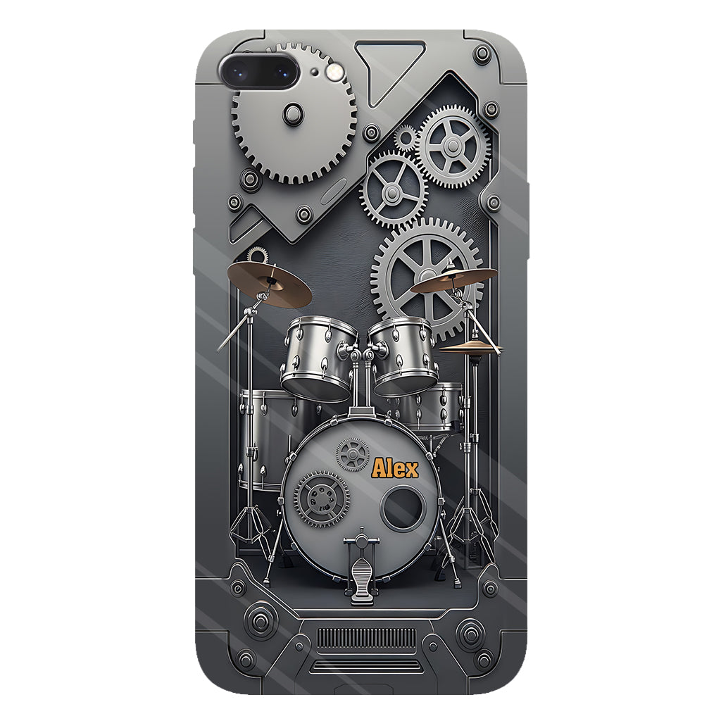 Vie de batteur - Coque de téléphone personnalisée avec impression intégrale pour batteur