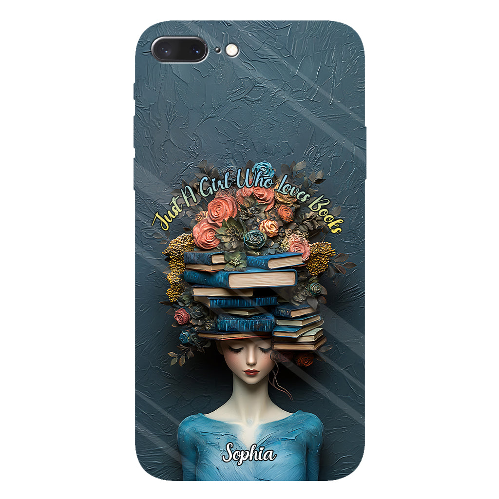 Just A Girl Who Loves Books - Personalized Book Full Print Phone Case