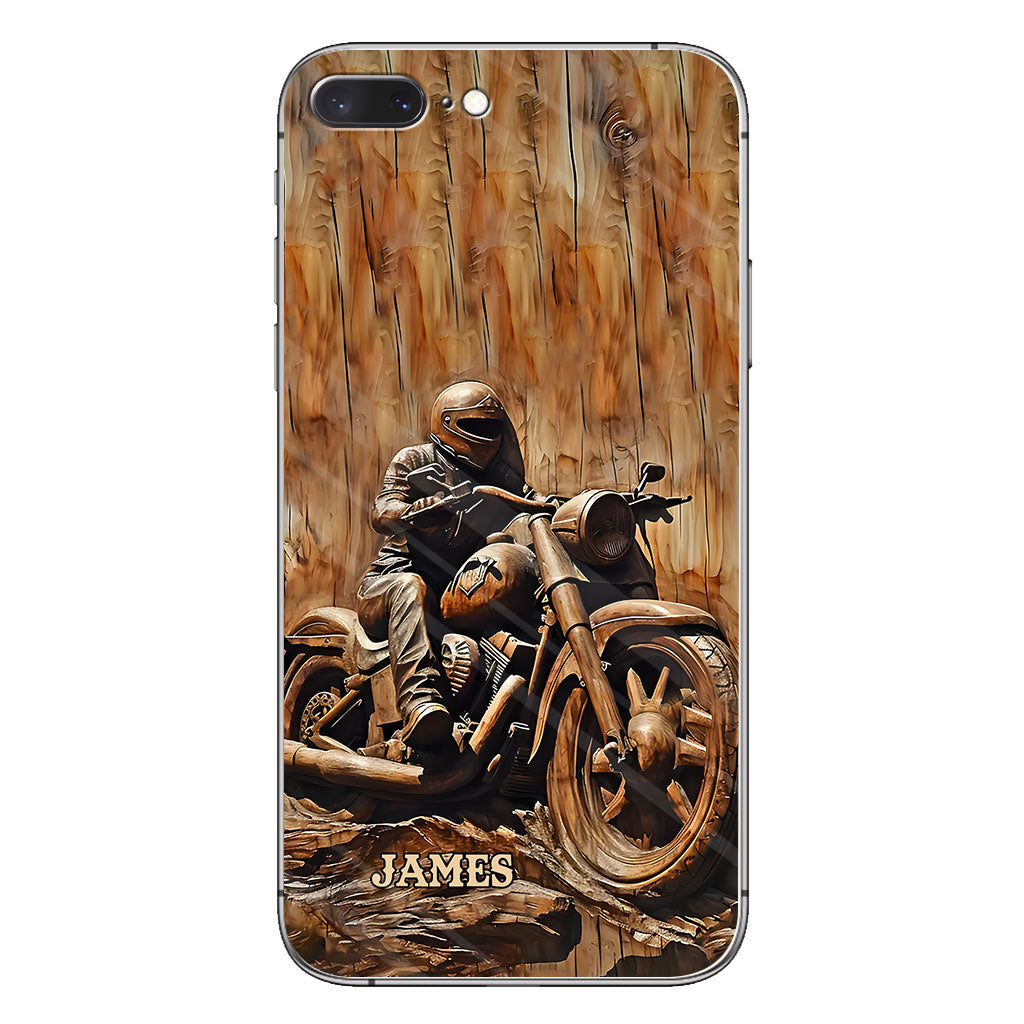 Never Underestimate An Old Man With A Motorcycle - Personalized Biker Phone Case
