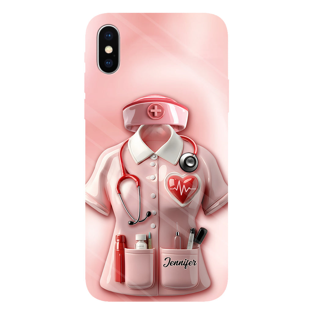 Nurses Are The Heart of Healthcare - Personalized Nurse Full Print Phone Case