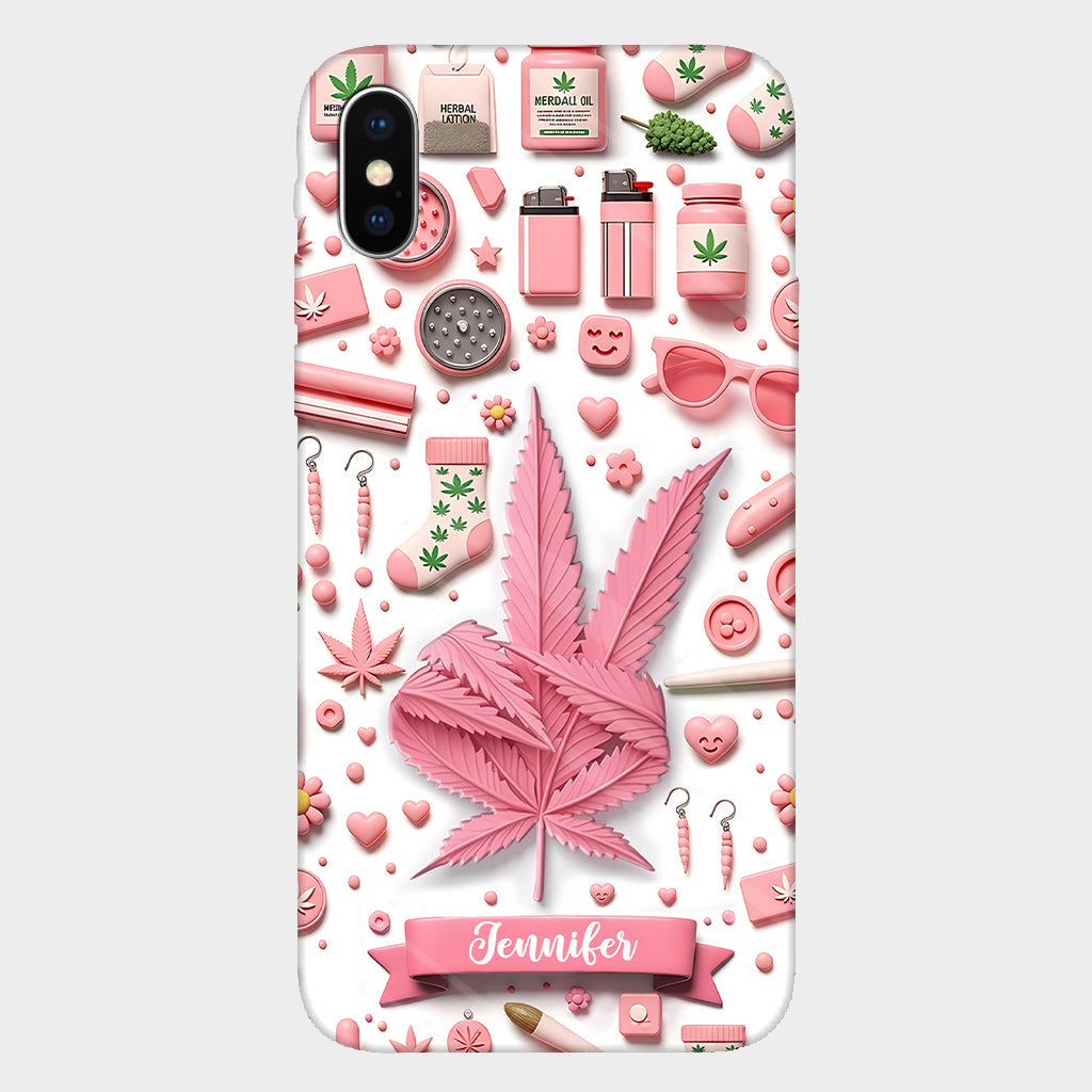 Irgendwo ist es 4:20 Uhr – Personalisierte Handyhülle mit Weed-Motiv