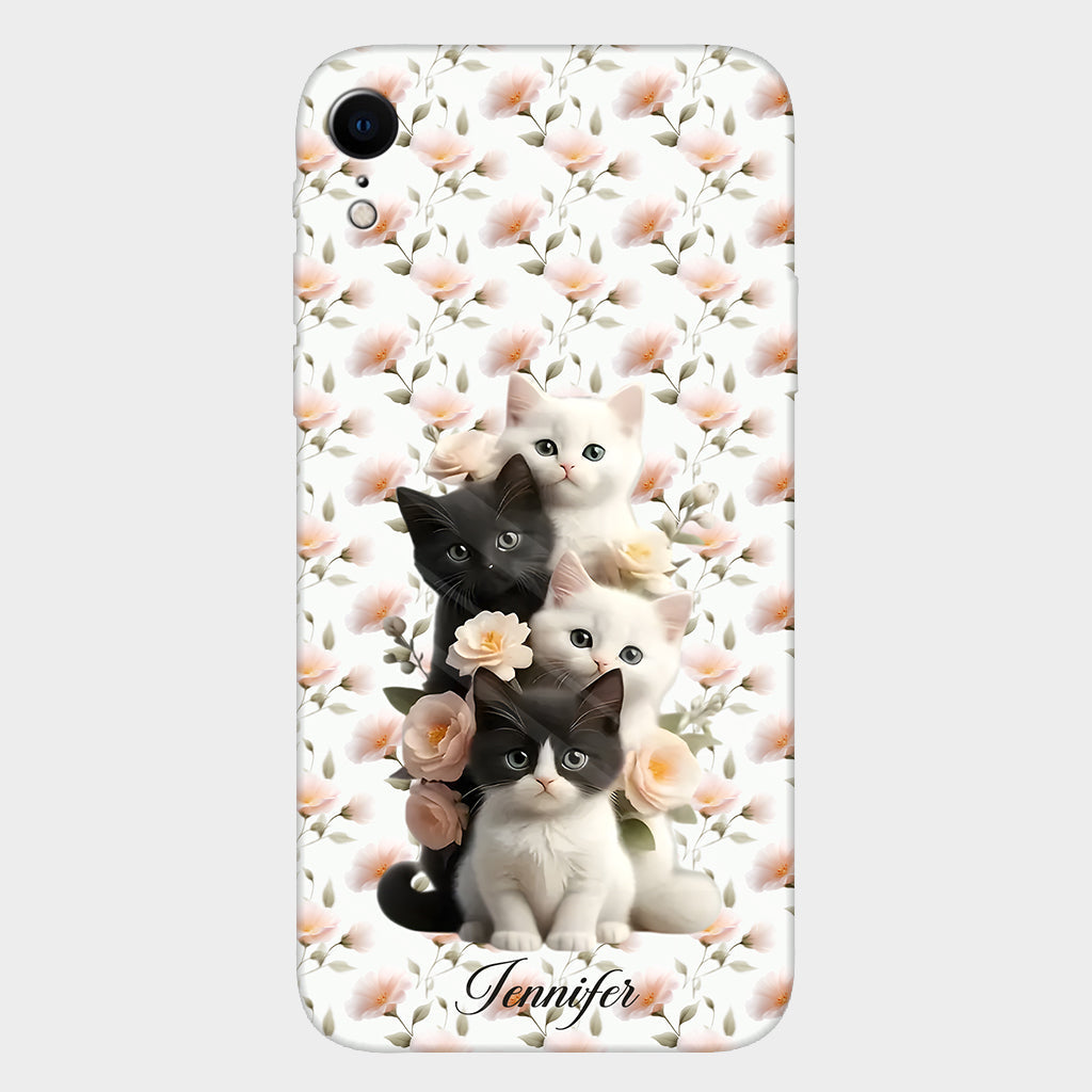 Cute Kittens - Personalized Cat Full Print Phone Case