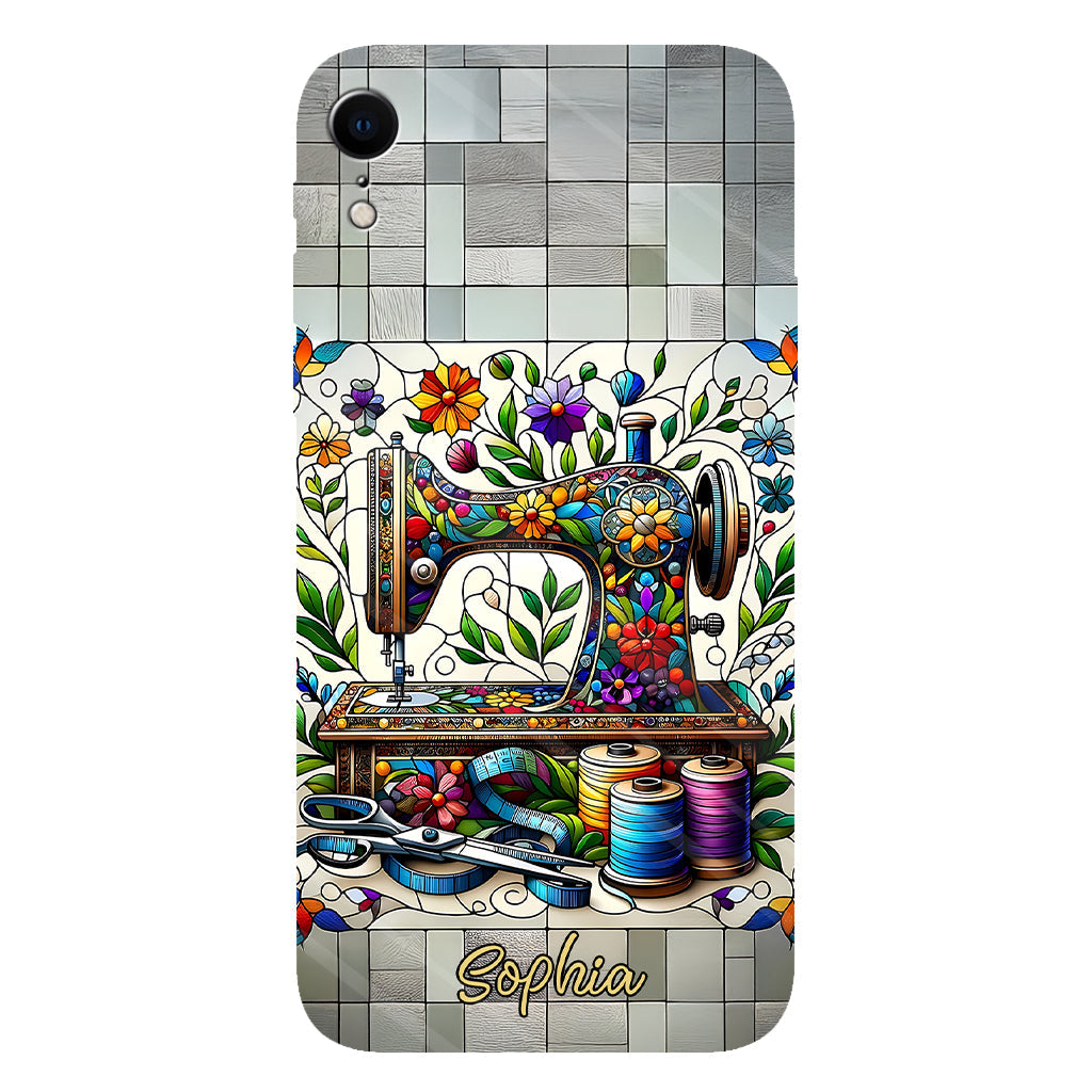 Coque de téléphone personnalisée « Couture » ​​avec imprimé intégral