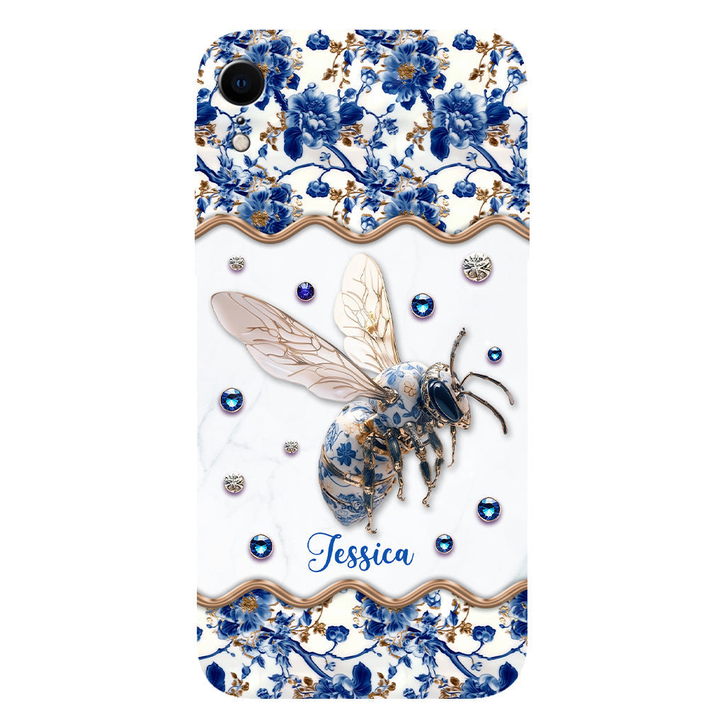 Toile de Jouy Abeille - Coque de téléphone personnalisée avec imprimé abeille