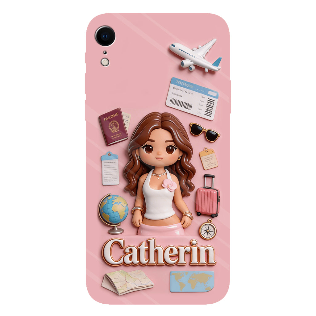 Traveling Lover - Personalized Travelling Full Print Phone Case