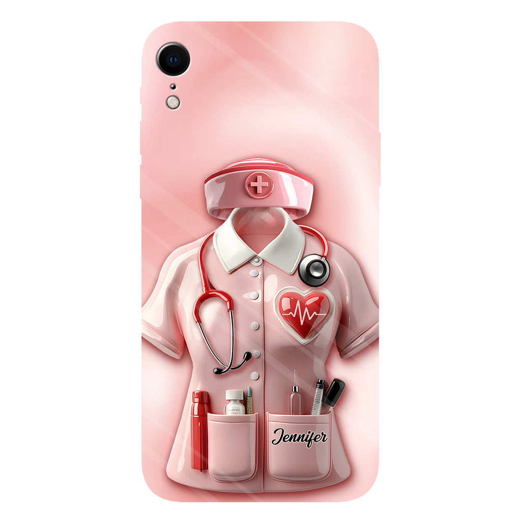 Nurses Are The Heart of Healthcare - Personalized Nurse Full Print Phone Case
