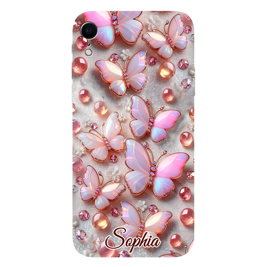 Stunning Butterflies - Personalized Butterfly Full Print Phone Case