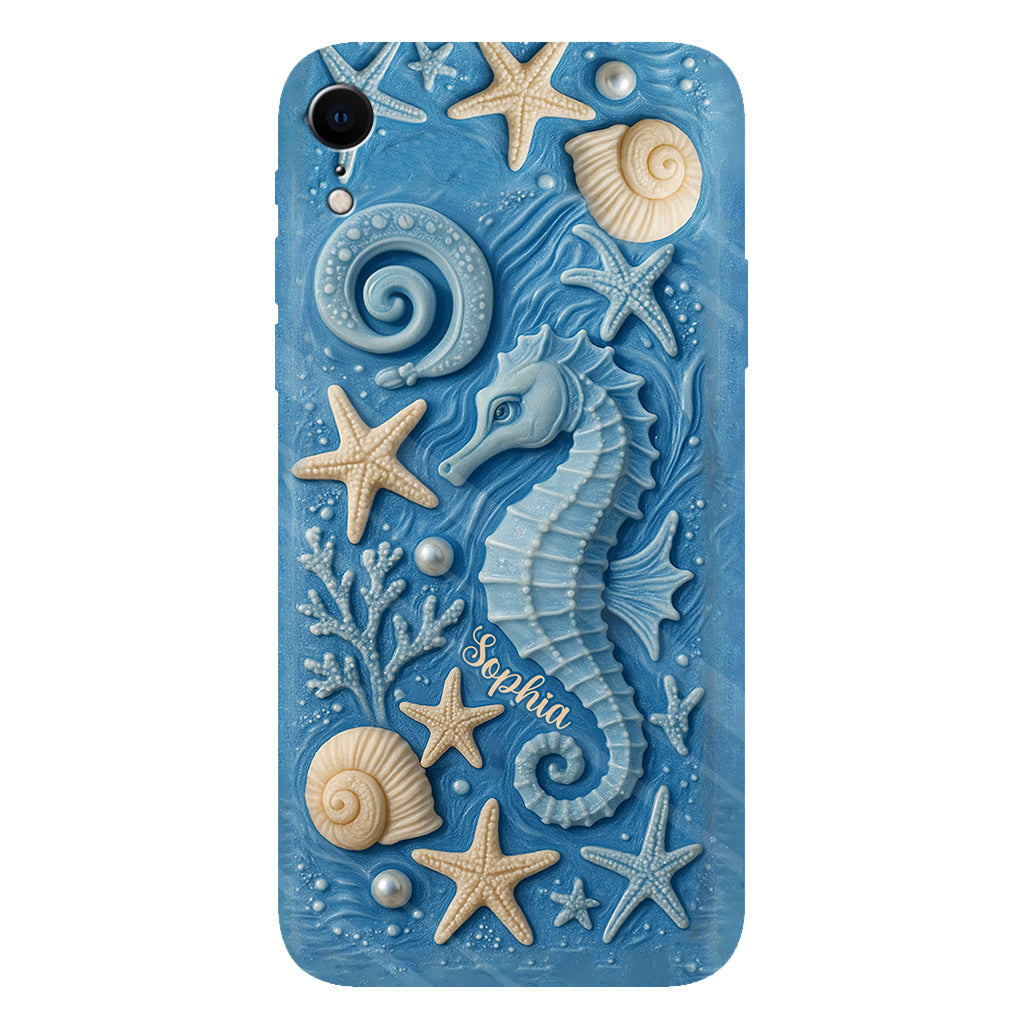 Just A Girl Who Loves Ocean - Personalized Sea Lover Full Print Phone Case