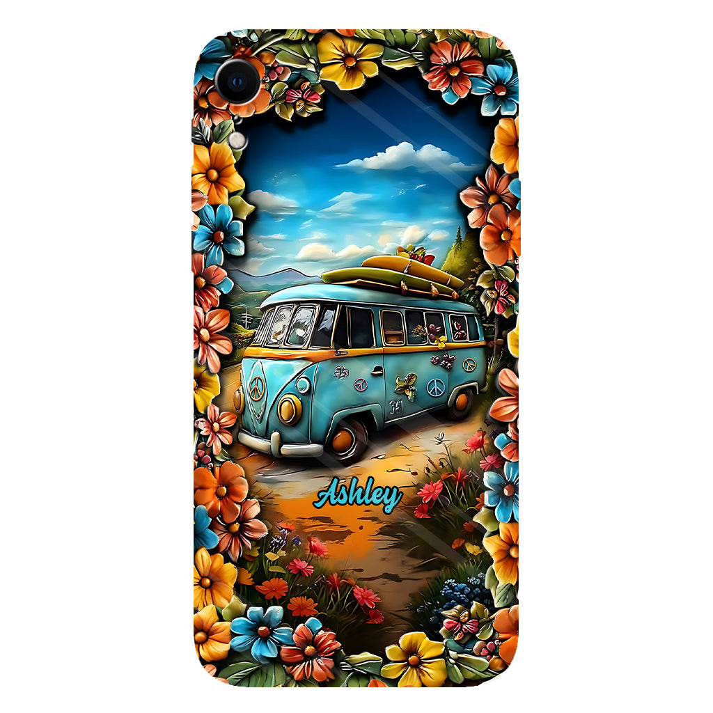 Hippie Van - Personalized Hippie Full Print Phone Case