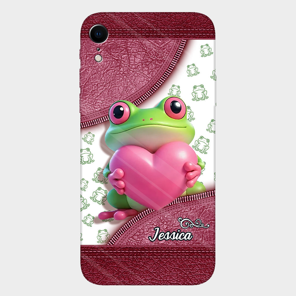 Love Frog – Personalisierte Handyhülle mit Froschmotiv