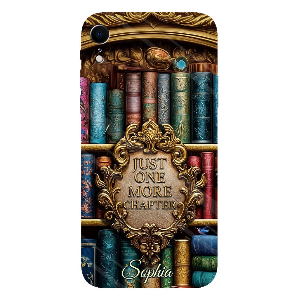 Just One More Chapter - Personalized Book Full Print Phone Case