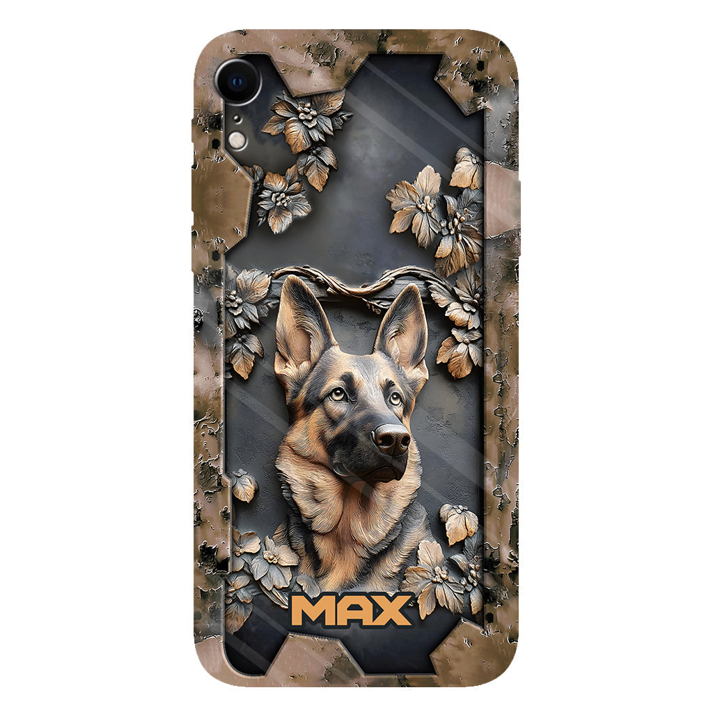 Strong German Shepherd - Personalized Dog Full Print Phone Case