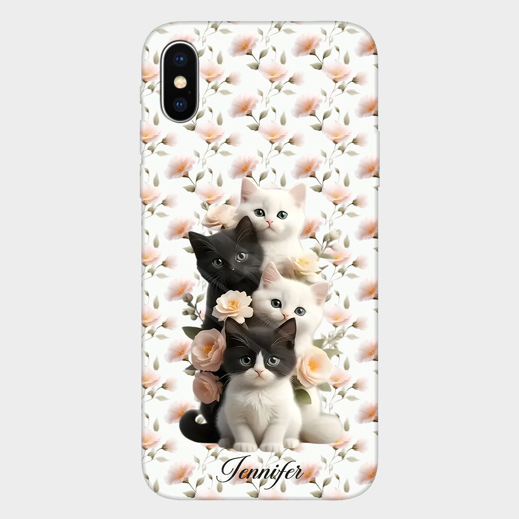 Cute Kittens - Personalized Cat Full Print Phone Case
