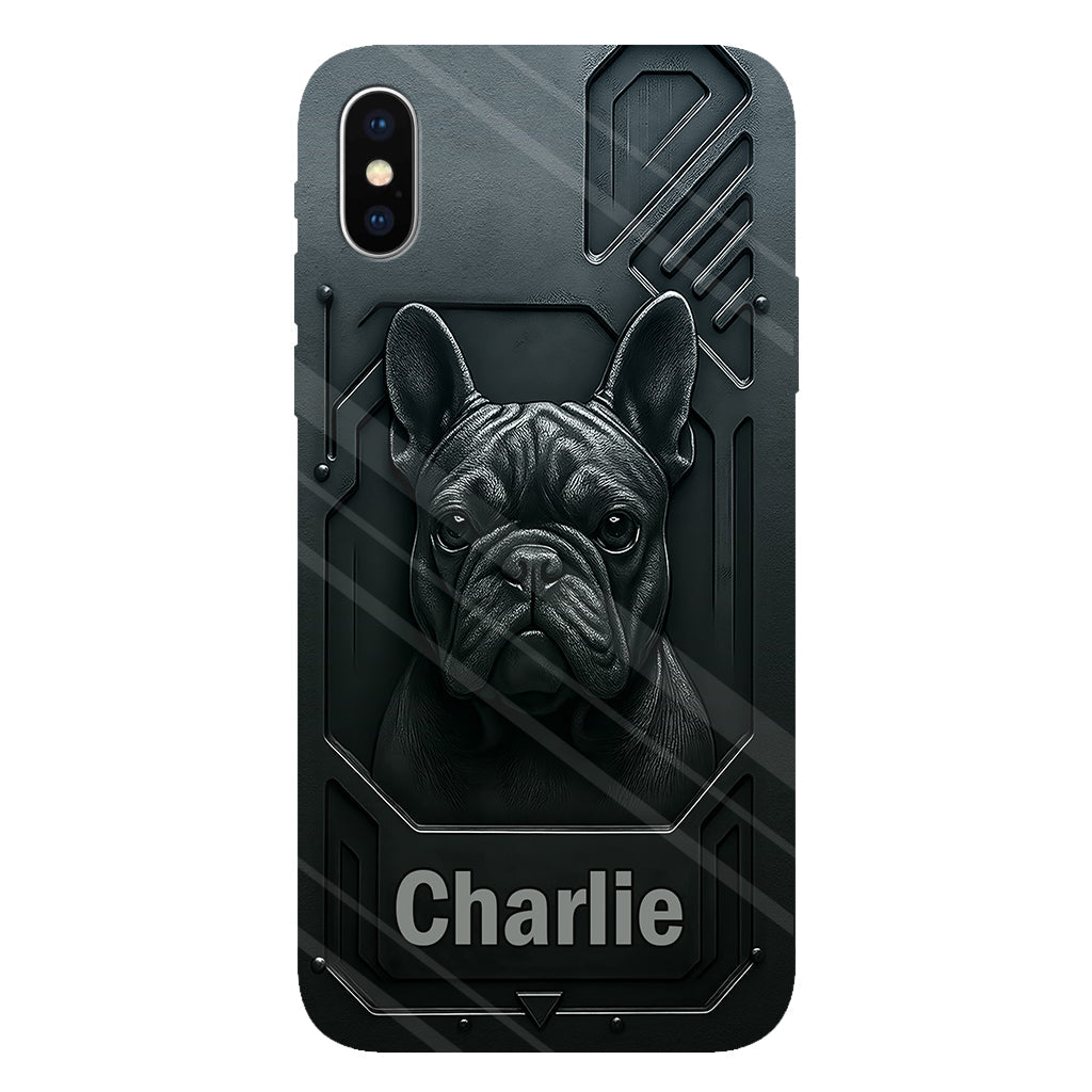 Meilleure maman/papa de chien - Coque de téléphone personnalisée avec impression intégrale de chien