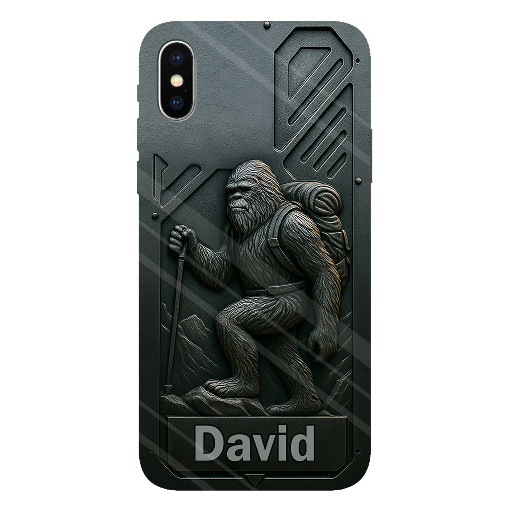 Sasquatch - Personalisierte Handyhülle mit Wandermotiv und Volldruck