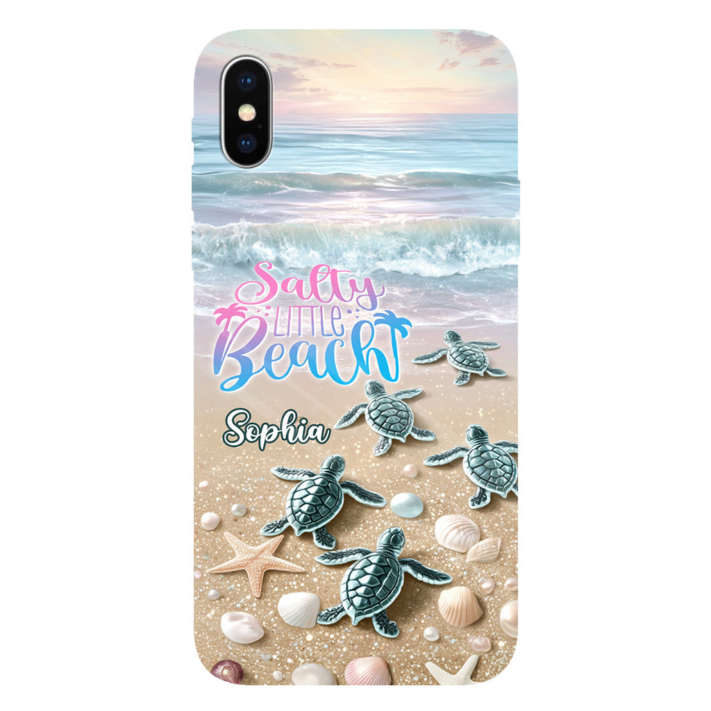 Salty Lil Beach - Personalized Sea Lover Full Print Phone Case