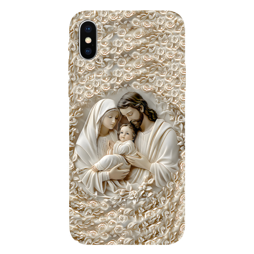 The Holy Family - Personalized Christian Full Print Phone Case