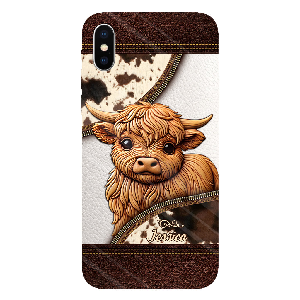 Love Highland Cows - Personalized Full Print Phone Case