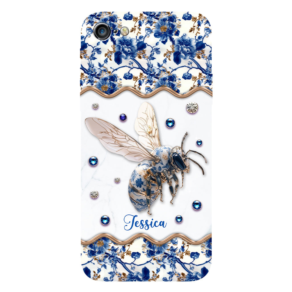Toile de Jouy Abeille - Coque de téléphone personnalisée avec imprimé abeille