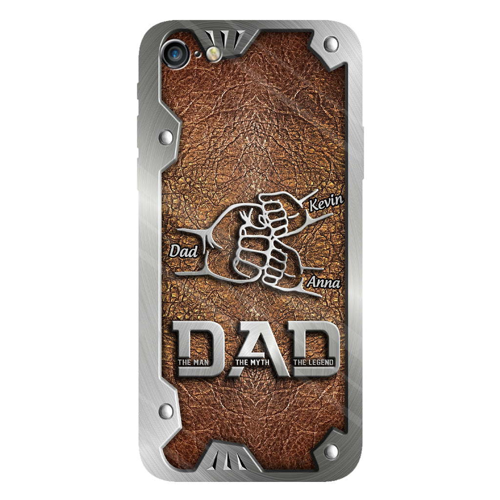 Dad The Man The Myth The Legend First Bump - Personalized Father Full Print Phone Case