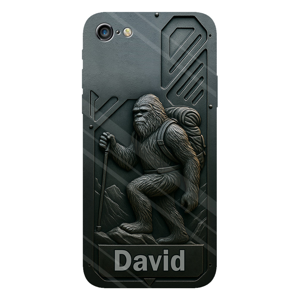 Sasquatch - Personalisierte Handyhülle mit Wandermotiv und Volldruck